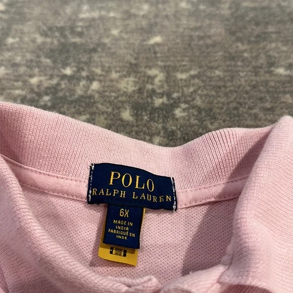 POLO RALPH LAUREN PINK KIDS DRESS SIZE 6X - Picture 4 of 7